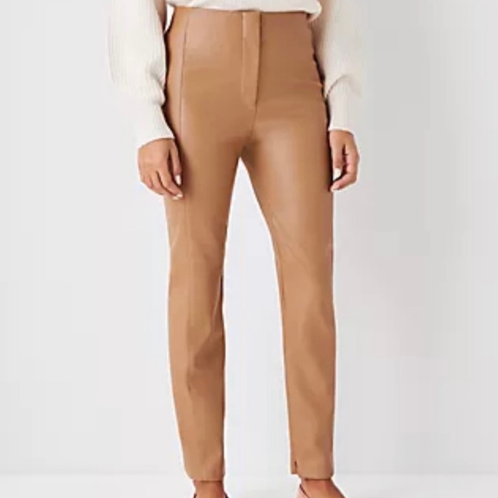 Ann Taylor Faux Leather Leggings - Sz 0